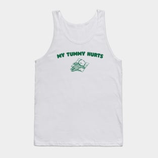 My Tummy Hurts T Shirt, Tummy Ache Tee, Meme T Shirt, Vintage Cartoon T Shirt, Aesthetic Tee, Unisex Tank Top